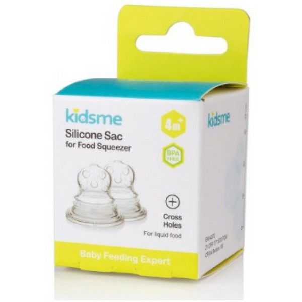 Bộ ti rời lỗ chữ thập thay thế Bình Bóp kidsme - Từ 04 Tháng Tuổi - 160365