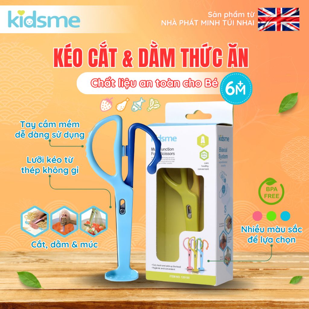 Kéo cắt và dằm thức ăn Kidsme