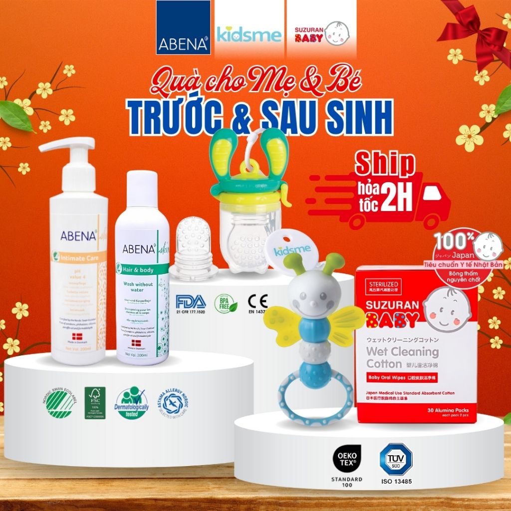 Combo quà Tặng Mẹ bé trước và sau sinh