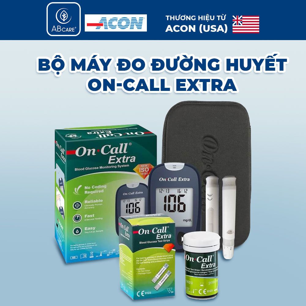 Máy đo đường huyết cá nhân ACON On-call Extra - Bảo hành trọn đời