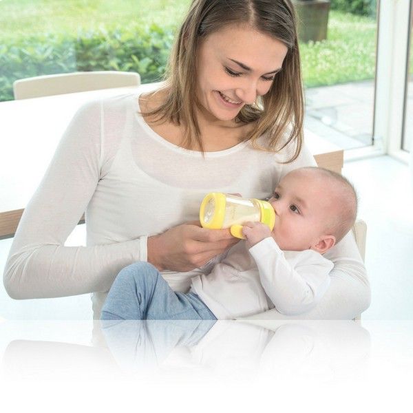 Bình sữa cổ rộng PPSU kidsme 120ml