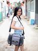 Túi máy ảnh Camera Bags Designer CR-23 (Xanh/Xám)