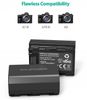 Bộ Pin Sạc RAVPower FZ-100  ( Cho Máy ảnh Sony A7 III, A7R III, A7R IV, A9, A9 II, A6600 )