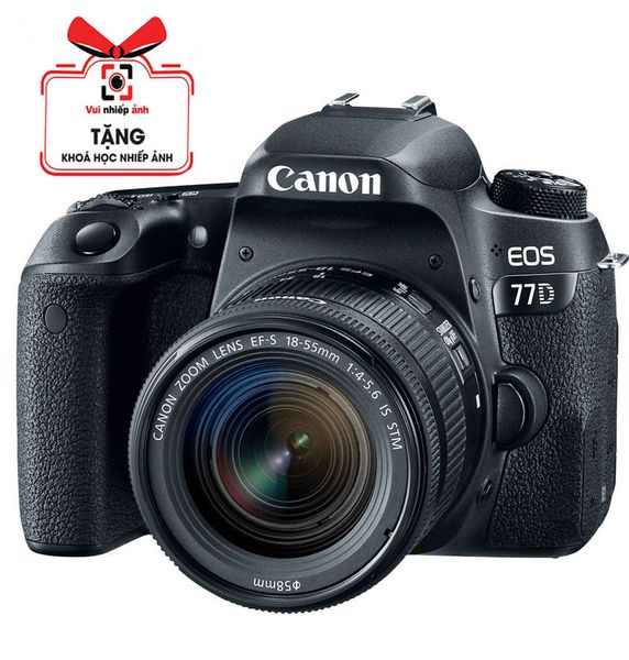 Canon 77D + 18-55mm STM, Mới 98% (Fullbox )