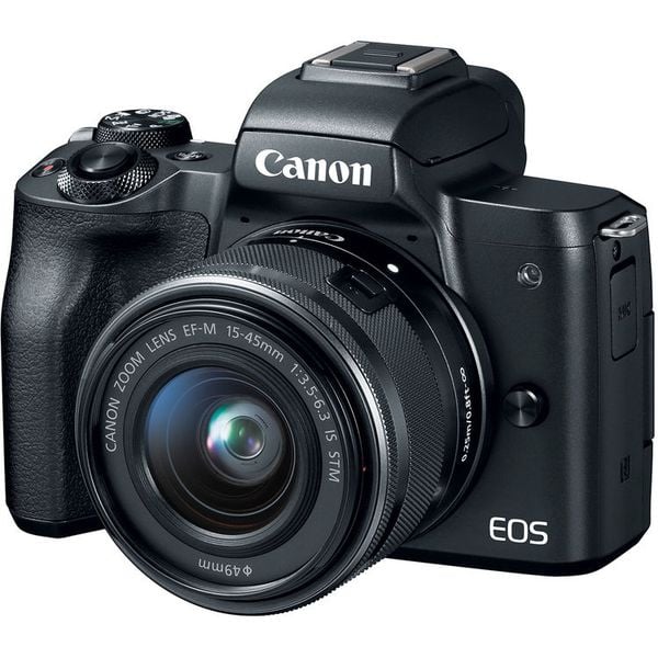 Canon EOS M50 + 15-45mm (Màu đen), Mới 99%