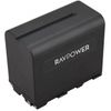 Bộ pin sạc Ravpower NP-F970 for Sony F960, F950, F550, F750, FM50, FM70, FM90, PAN VDB1, VDB2, JVC V607u, V617u,.....