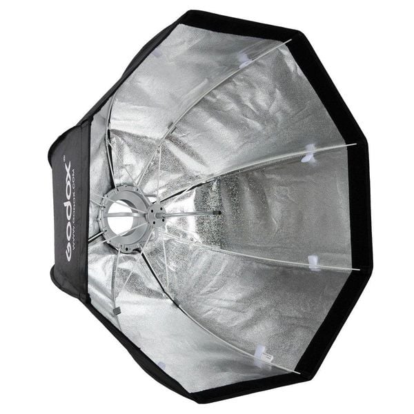 Softbox dù Godox Bát giác Ngàm Bowen 95cm (Không tổ ong)