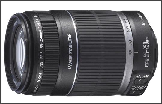 Canon EF-S 55-250mm f/4-5.6 IS, Mới 96%