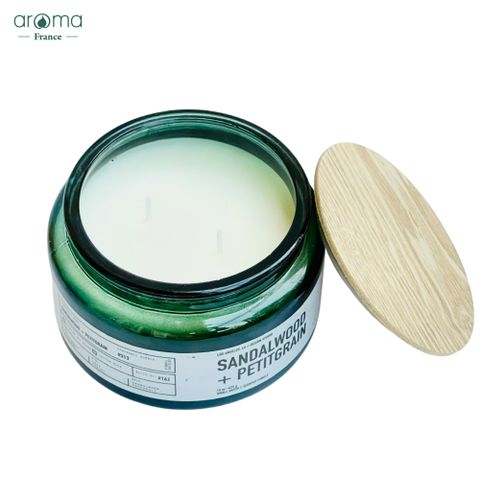 Nến thơm Aroma East West Los Angeles Candle - Nến thơm tinh dầu gỗ đàn hương, Hổ Phách, Rêu - Nến thơm trang trí cao cấp