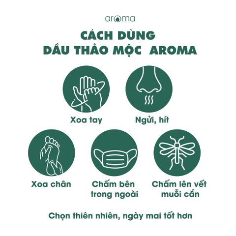 DẦU THẢO MỘC AROMA SẢ CHANH GỪNG – DẦU NÓNG – DẦU GIÓ THƠM - DẦU XOA BÓP