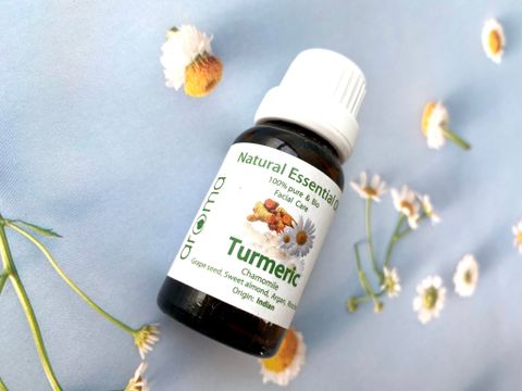 Tinh dầu massage mặt Cúc Nghệ - Chamomile & Turmeric Facial Oil - Dầu dưỡng da mặt - Dầu chống nhăn - Dầu sáng da