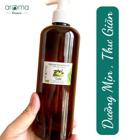 Dầu massage Sả Gừng thư giãn dễ ngủ, lưu thông oxy - 500ml