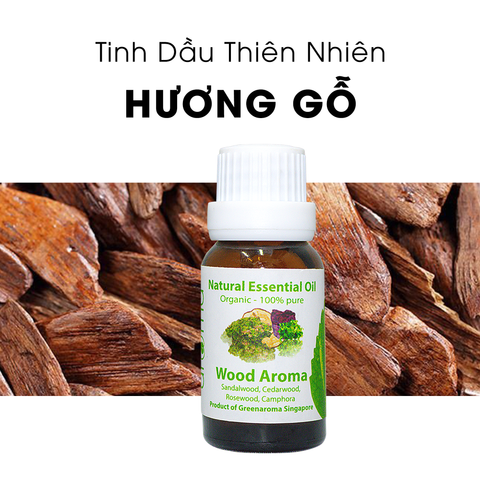 Tinh Dầu Thiên Nhiên Hương Gỗ - Wood Aroma Essential Oil - tinh dầu xông nhà, tinh dầu thơm nhà