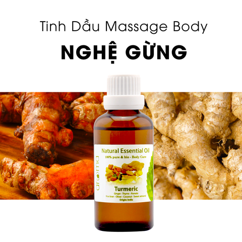 Tinh dầu massage body Nghệ Gừng - Turmeric Body Oil