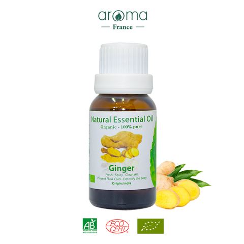 Tinh Dầu Thiên Nhiên Gừng - Ginger Essential Oil - tinh dầu xông nhà, tinh dầu thơm nhà