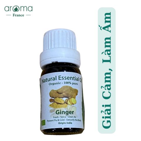 Tinh Dầu Thiên Nhiên Gừng - Ginger Essential Oil - tinh dầu xông nhà, tinh dầu thơm nhà