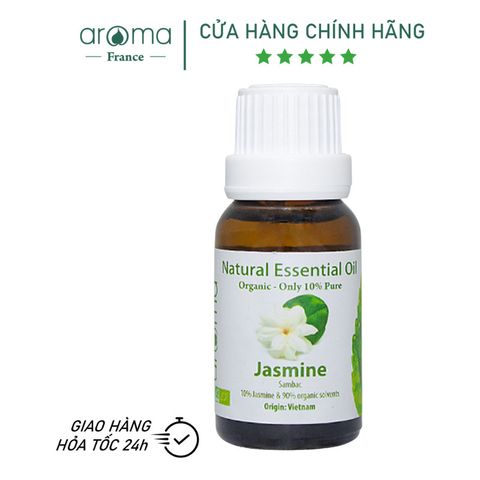 Tinh Dầu Thiên Nhiên hoa Lài 10/90 - Jasmine Essential Oil - tinh dầu xông nhà, tinh dầu thơm nhà