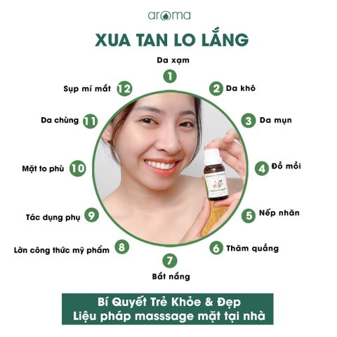 Tinh dầu massage mặt Cúc Nghệ - Turmeric Facial Oil  - Dầu dưỡng da mặt - Dầu chống nhăn - Dầu sáng da