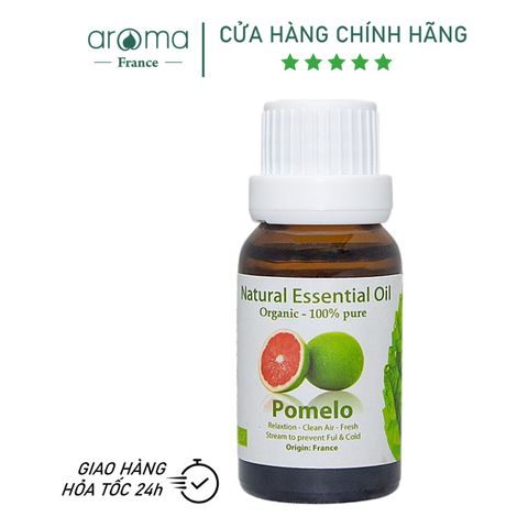 Tinh Dầu Thiên Nhiên Vỏ Bưởi Hồng- Pomelo Essential Oil - tinh dầu xông nhà, tinh dầu thơm nhà