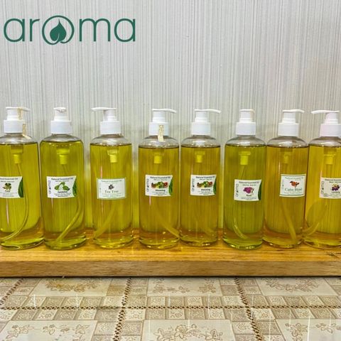 Dầu massage body, dầu massage toàn thân, dầu massage dành cho đàn ông, dầu massage làm ấm Tràm Trà - tea tree oil- 500ml
