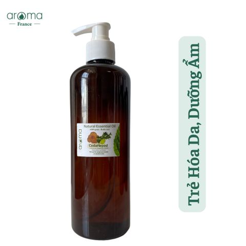 Dầu massage spa cao cấp Hoàng Đàn Tuyết Tùng - 500ml - Cedarwood Body Oil