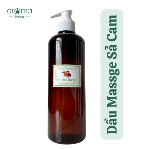 Dầu massage spa cao cấp body Sả cam - Citrus Blend Body Oil 500ml