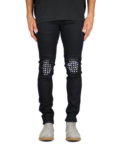 Jet Black Studded Jean