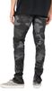 Black Camo Zipper Pant