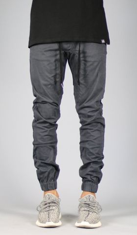 Charcoal Drop Crotch Jogger