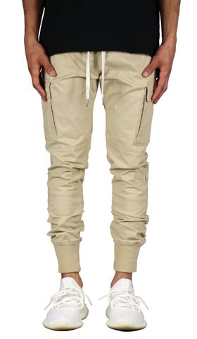 Khaki Cargo Jogger