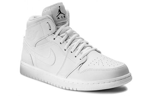 Jordan 1 Retro Mid White (2017) 554724-110 Chính Hãng - Qua Sử Dụng - Độ Mới Cao