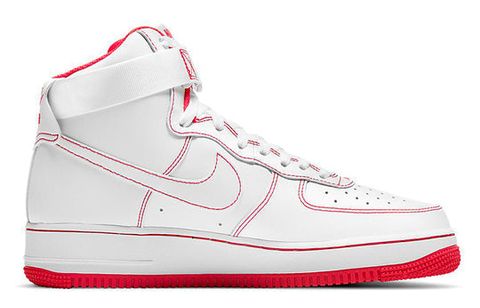 Nike Air Force 1 High '07 White University Red CV1753-100 Chính Hãng - Qua Sử Dụng - Độ Mới Cao