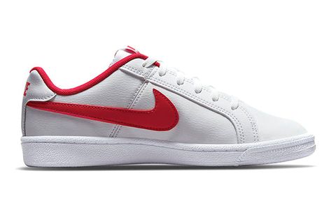 Nike Court Royale Low-Top Sneakers White/Red 833535-101 Chính Hãng - Qua Sử Dụng - Độ Mới Cao