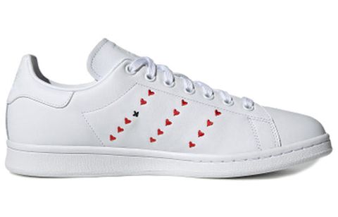 Adidas Stan Smith Heart Stripe Red ART EG5811 Chính Hãng - Qua Sử Dụng - Độ Mới Cao