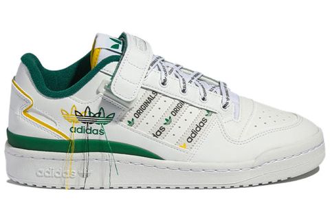Adidas Forum Low Shoes 'White Green' ART GX3001 Chính Hãng - Qua Sử Dụng - Độ Mới Cao