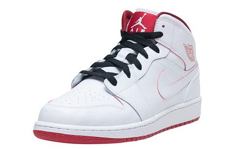 Air Jordan 1 Retro Mid 'White Gym Red' 554725-103 Chính Hãng - Qua Sử Dụng - Độ Mới Cao