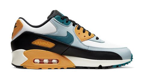 Nike Air Max 90 Essential Blue Gold AJ1285-110 Chính Hãng - Qua Sử Dụng - Độ Mới Cao