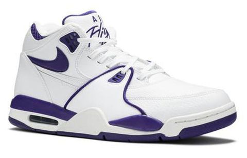 Nike Air Flight 89 White Court Purple CN0050-101 Chính Hãng - Qua Sử Dụng - Độ Mới Cao