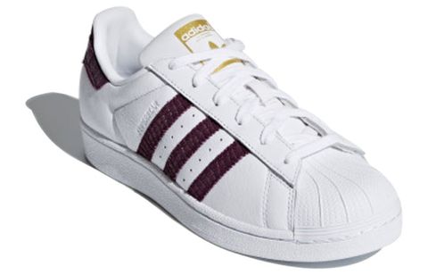 (WMNS) Adidas Originals Superstar 'White Wine Red' ART DA9104 Chính Hãng - Qua Sử Dụng - Độ Mới Cao