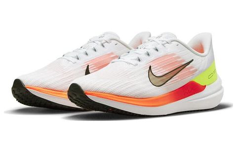 Nike Air Winflo 9 'White Bright Crimson' DD6203-100 Chính Hãng - Qua Sử Dụng - Độ Mới Cao