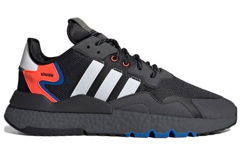 Adidas NITE JOGGER 'Gray White Red' ART FX6834 Chính Hãng - Qua Sử Dụng - Độ Mới Cao