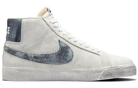 Nike SB Blazer Mid Faded Grey Black DA1839-002 Chính Hãng - Qua Sử Dụng - Độ Mới Cao