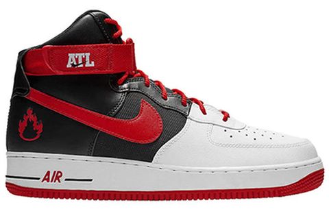 Nike Air Force 1 High Atlanta Away BV7459-100 Chính Hãng - Qua Sử Dụng - Độ Mới Cao