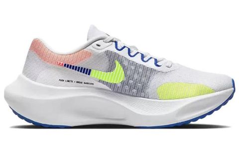 Nike Zoom Fly 5 Premium 'White Racer Blue Volt' DX1599-100 Chính Hãng - Qua Sử Dụng - Độ Mới Cao