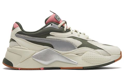 PUMA RS-X3 'Grids - Whisper White' 374138-04 Chính Hãng - Qua Sử Dụng - Độ Mới Cao