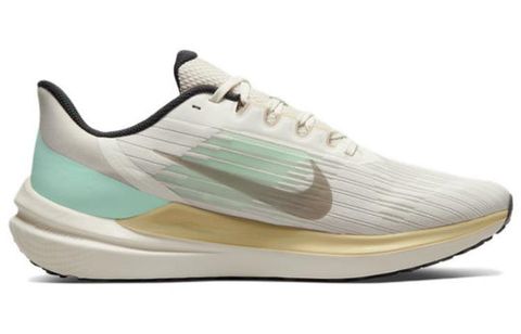 Nike Air Winflo 9 Wear-resistant Shock Absorption Low Tops White Green 'Light White Yellow' DV9121-011 Chính Hãng - Qua Sử Dụng - Độ Mới Cao