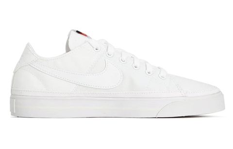 Nike Court Legacy CANVAS TRIPLE WHITE CZ0294-100 Chính Hãng - Qua Sử Dụng - Độ Mới Cao