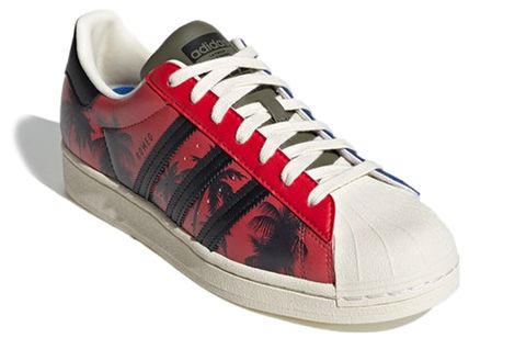 Adidas Originals Superstar Shoes 'Red Black Blue' ART H67923 Chính Hãng - Qua Sử Dụng - Độ Mới Cao