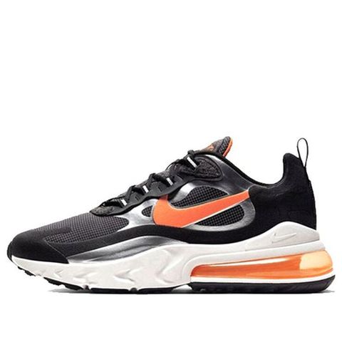 Nike Air Max 270 React Black Total Orange CQ4598-084 Chính Hãng - Qua Sử Dụng - Độ Mới Cao