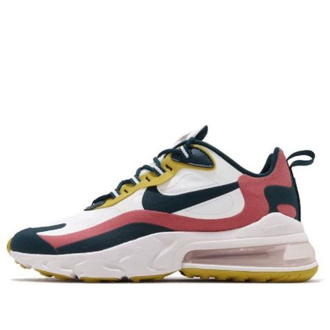 Nike Air Max 270 React White Turquoise Yellow CT1264-103 Chính Hãng - Qua Sử Dụng - Độ Mới Cao